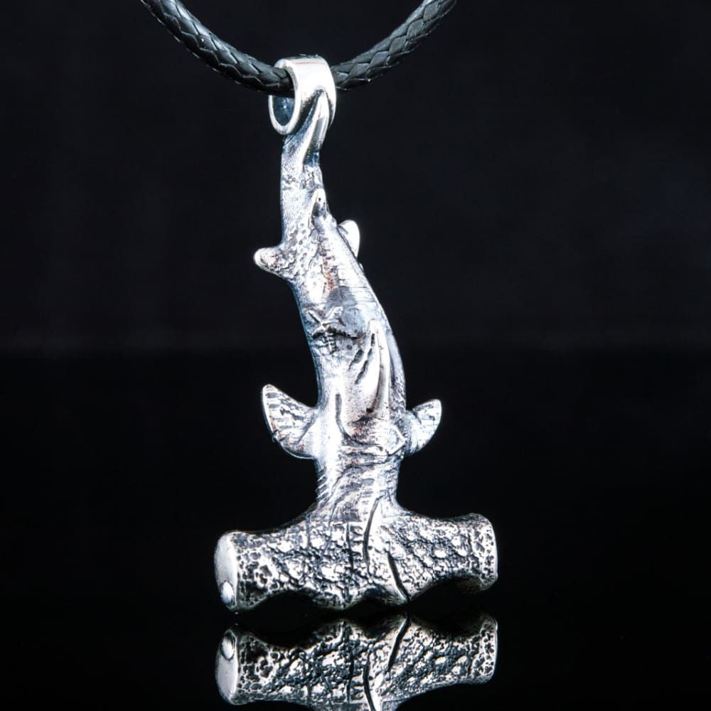 Handcrafted Hammer Shark Pendant - Sterling Silver