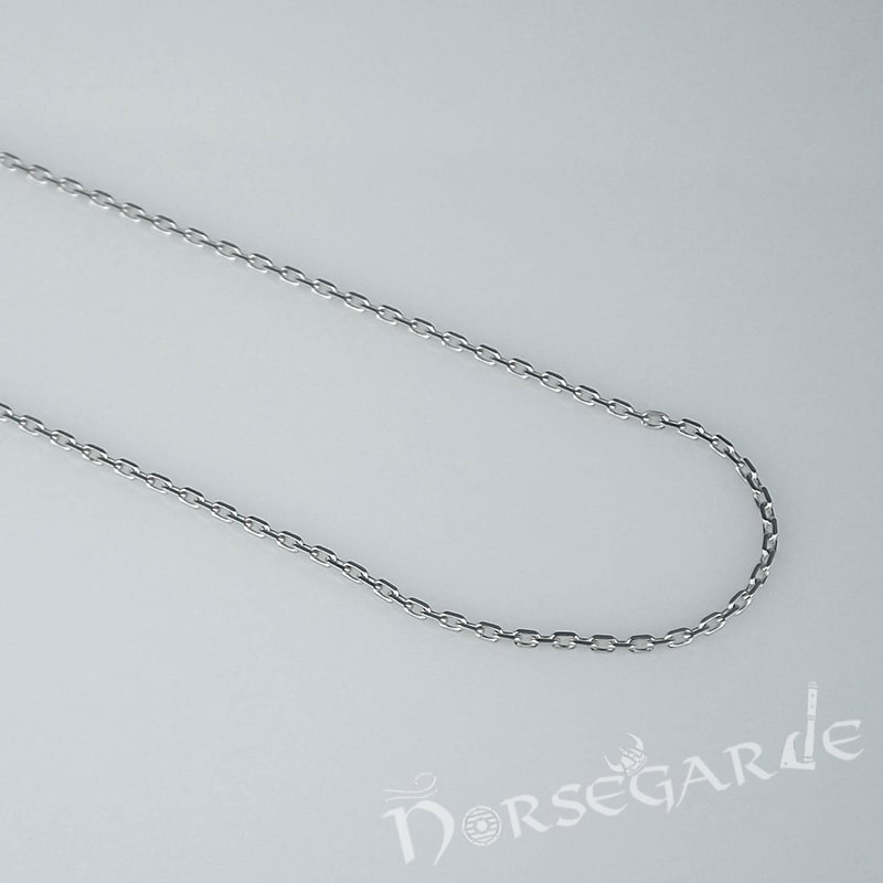 Handcrafted Small Anchor Chain Necklace - Sterling Silver