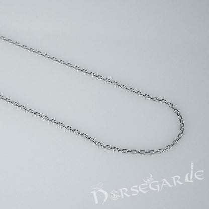 Handcrafted Small Anchor Chain Necklace - Sterling Silver