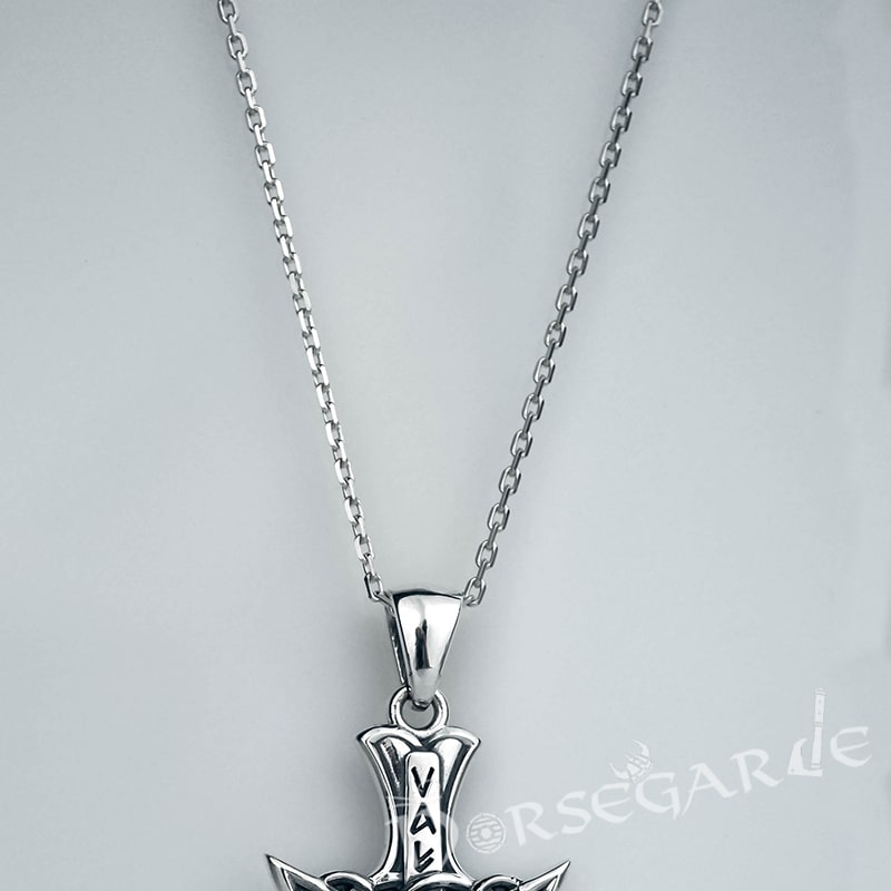 Handcrafted Small Anchor Chain Necklace - Sterling Silver