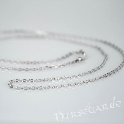 Handcrafted Small Anchor Chain Necklace - Sterling Silver