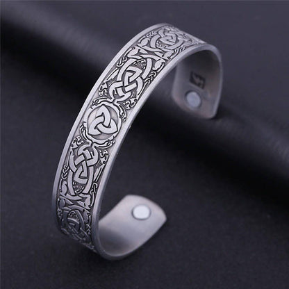 Antique Celtic Cuff Bangle - Celtic Knot