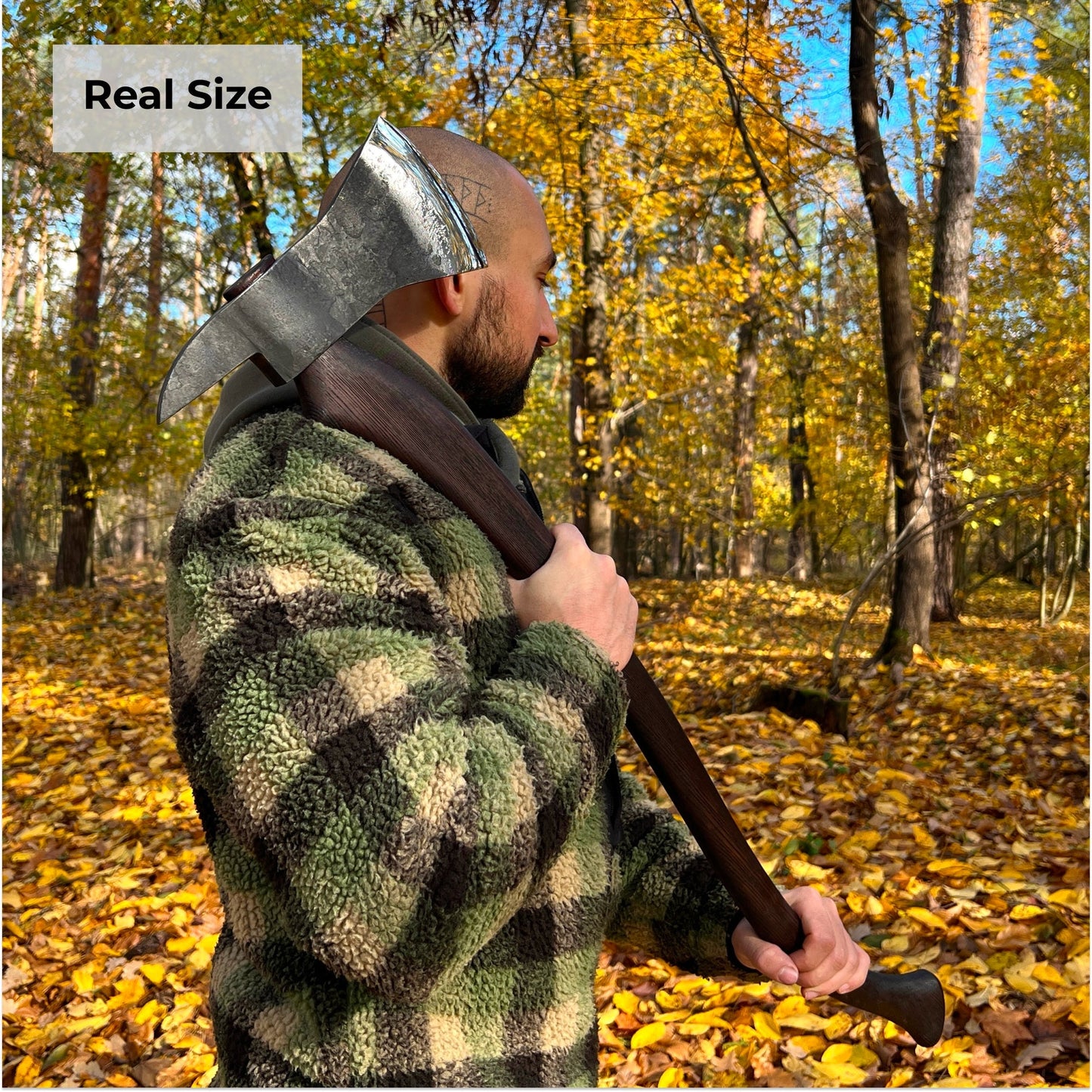 Handforged Large Modern Axe 'Fireman'