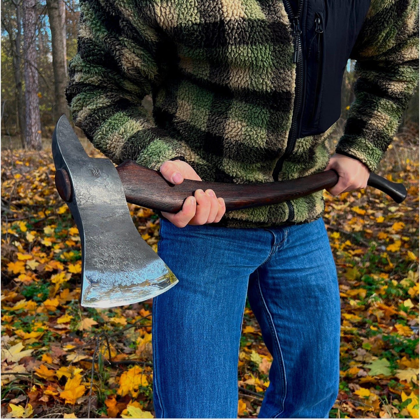 Handforged Large Modern Axe 'Fireman'