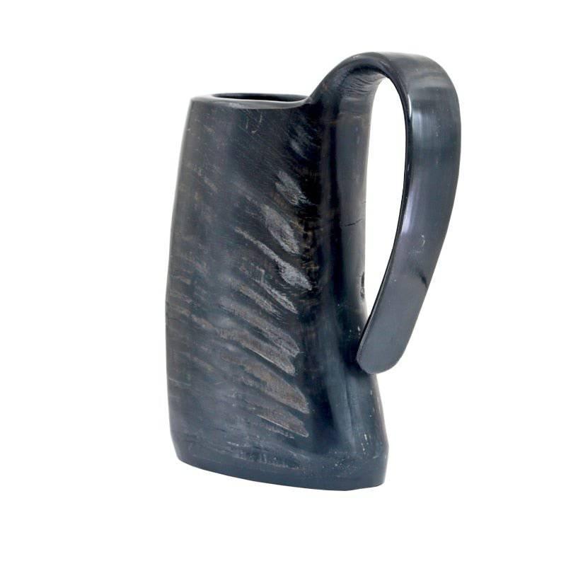 Black Buffalo Drinking Horn Mug