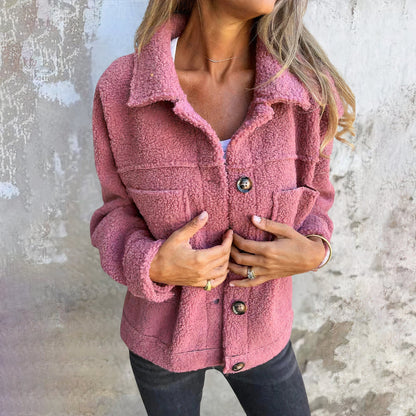 Abrigo de invierno de lana para mujer - Heidrun