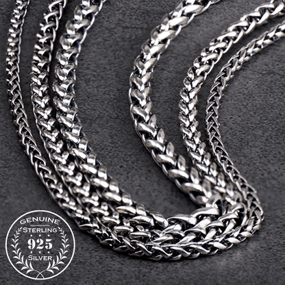 Fashion Link Chain Necklace - Sterling Silver