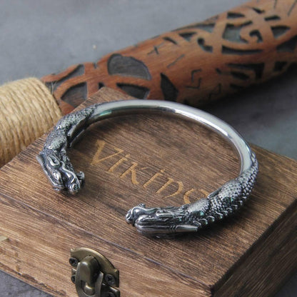 Guardian Fafnir Torc Bracelet - Stainless Steel
