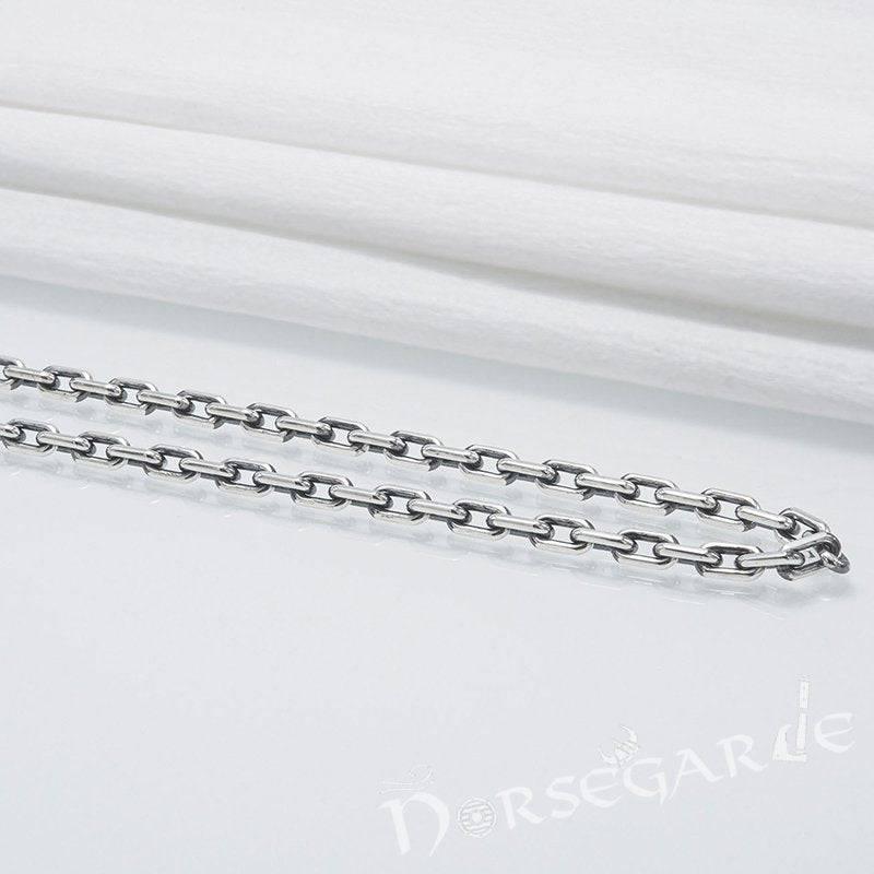 Handcrafted Anchor Chain Necklace - Sterling Silver