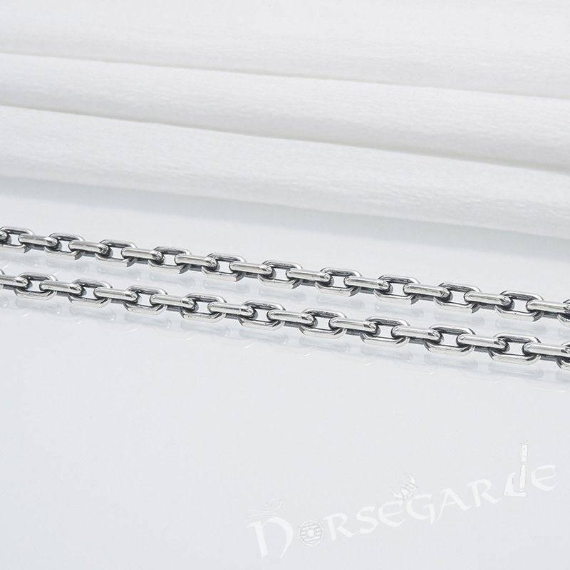 Handcrafted Anchor Chain Necklace - Sterling Silver