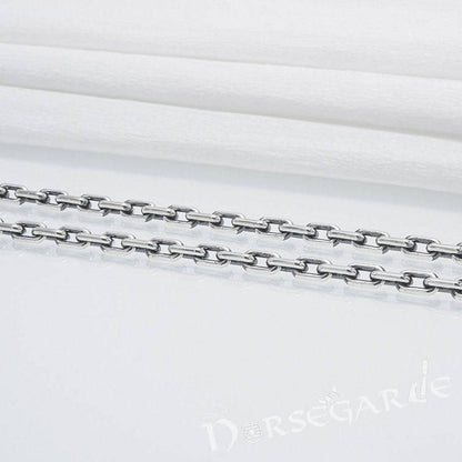 Handcrafted Anchor Chain Necklace - Sterling Silver