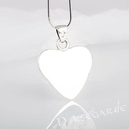 Handcrafted Celtic Heart Knot Pendant - Sterling Silver