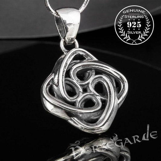 Handcrafted Celtic Knot Pendant - Sterling Silver