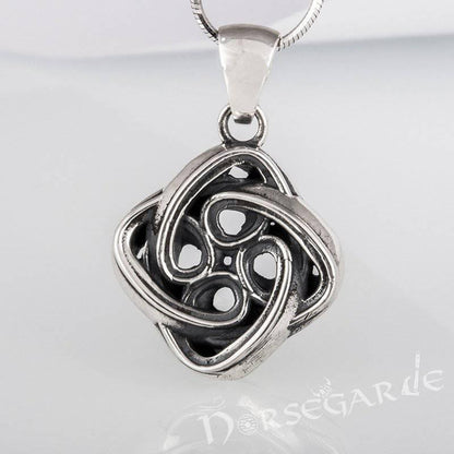 Handcrafted Celtic Knot Pendant - Sterling Silver