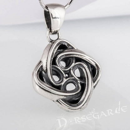 Handcrafted Celtic Knot Pendant - Sterling Silver