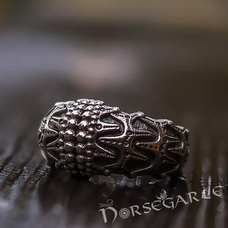 Handcrafted Draupnir Legend Ring - Sterling Silver