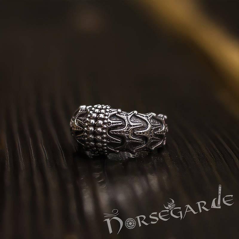 Handcrafted Draupnir Legend Ring - Sterling Silver