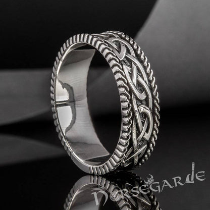 Handcrafted Endless Celtic Knot Band - Sterling Silver