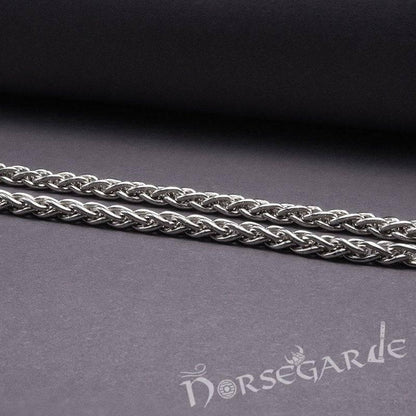 Handcrafted Fashion Chain with Wolves - Sterling Silver