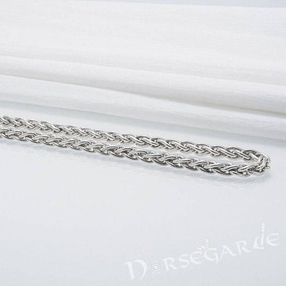 Handcrafted Fashion Chain with Wolves - Sterling Silver