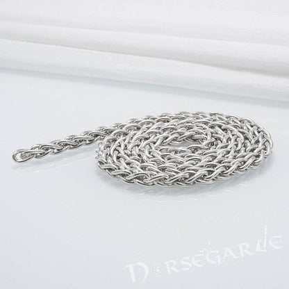 Handcrafted Fashion Chain with Wolves - Sterling Silver