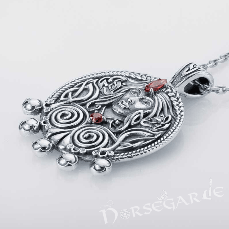 Handcrafted Freya's Wisdom Pendant - Sterling Silver