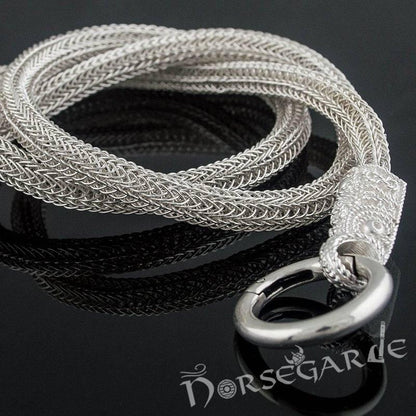 Handcrafted Heavy Weave Chain - Sterling Silver