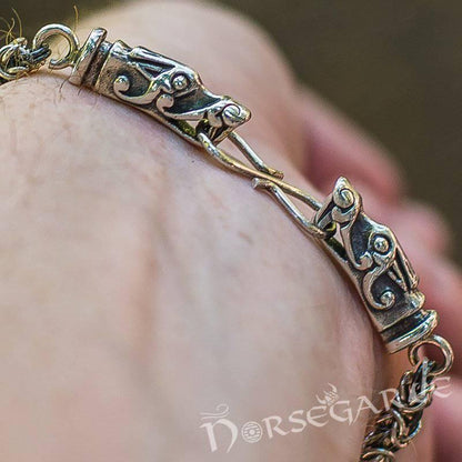 Handcrafted King's Chain Bracelet - Sterling Silver
