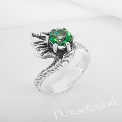 Handcrafted Nature's Treasure Ring - Sterling Silver
