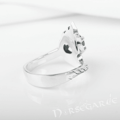 Handcrafted Nature's Treasure Ring - Sterling Silver