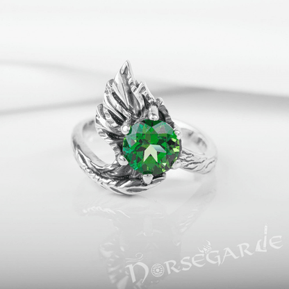 Handcrafted Nature's Treasure Ring - Sterling Silver