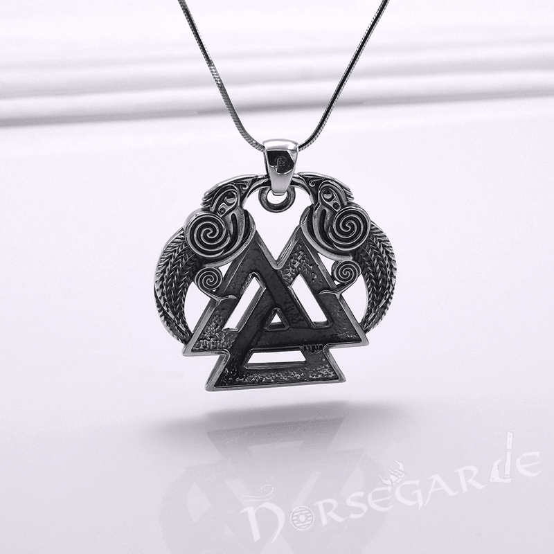 Handcrafted Odin's Wisdom Pendant - Sterling Silver