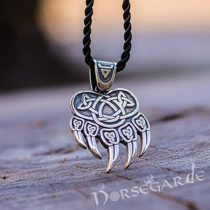 Handcrafted Paw of Veles Pendant - Sterling Silver