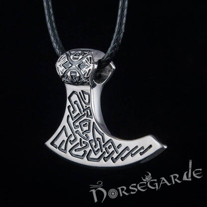 Handcrafted Perun's Axe Pendant - Sterling Silver