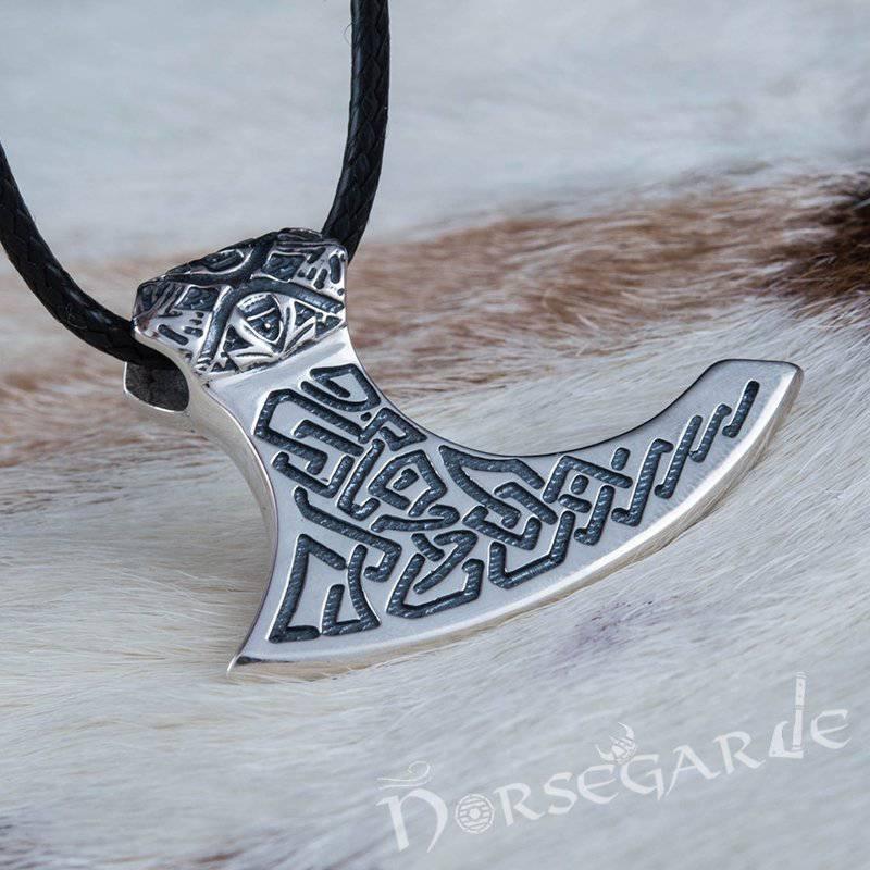 Handcrafted Perun's Axe Pendant - Sterling Silver