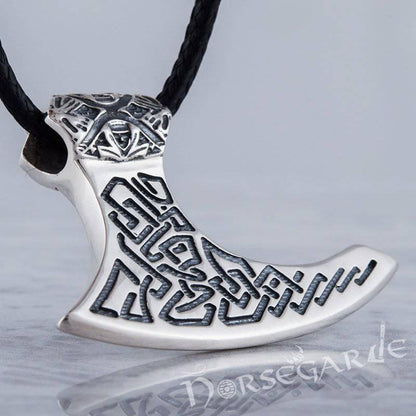 Handcrafted Perun's Axe Pendant - Sterling Silver