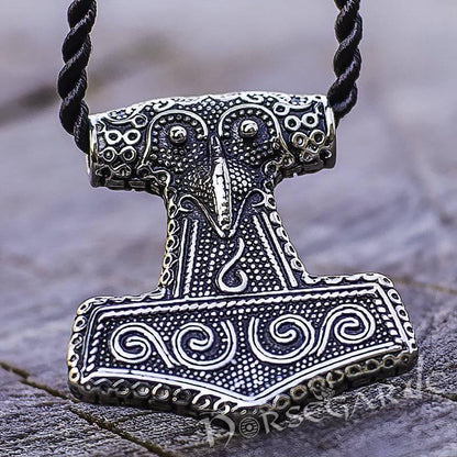 Handcrafted Scania Island Mjölnir Replica - Sterling Silver