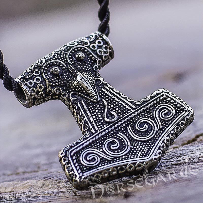 Handcrafted Scania Island Mjölnir Replica - Sterling Silver