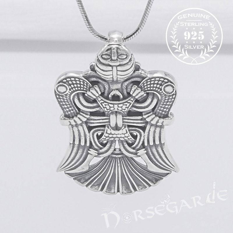 Handcrafted Shapeshifter Loki Amulet - Sterling Silver