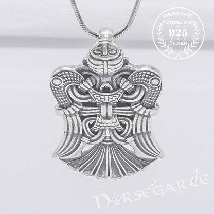 Handcrafted Shapeshifter Loki Amulet - Sterling Silver