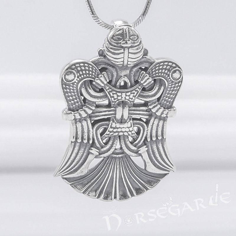 Handcrafted Shapeshifter Loki Amulet - Sterling Silver