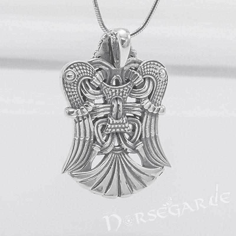 Handcrafted Shapeshifter Loki Amulet - Sterling Silver