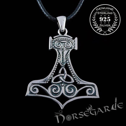 Handcrafted Silhouette Scania Mjölnir - Sterling Silver