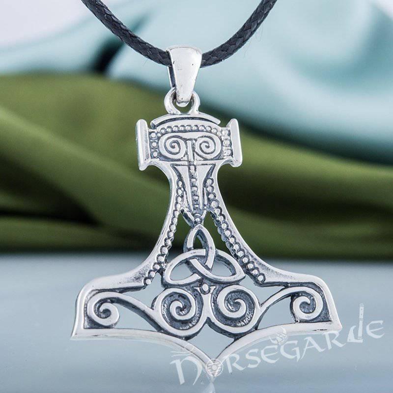 Handcrafted Silhouette Scania Mjölnir - Sterling Silver