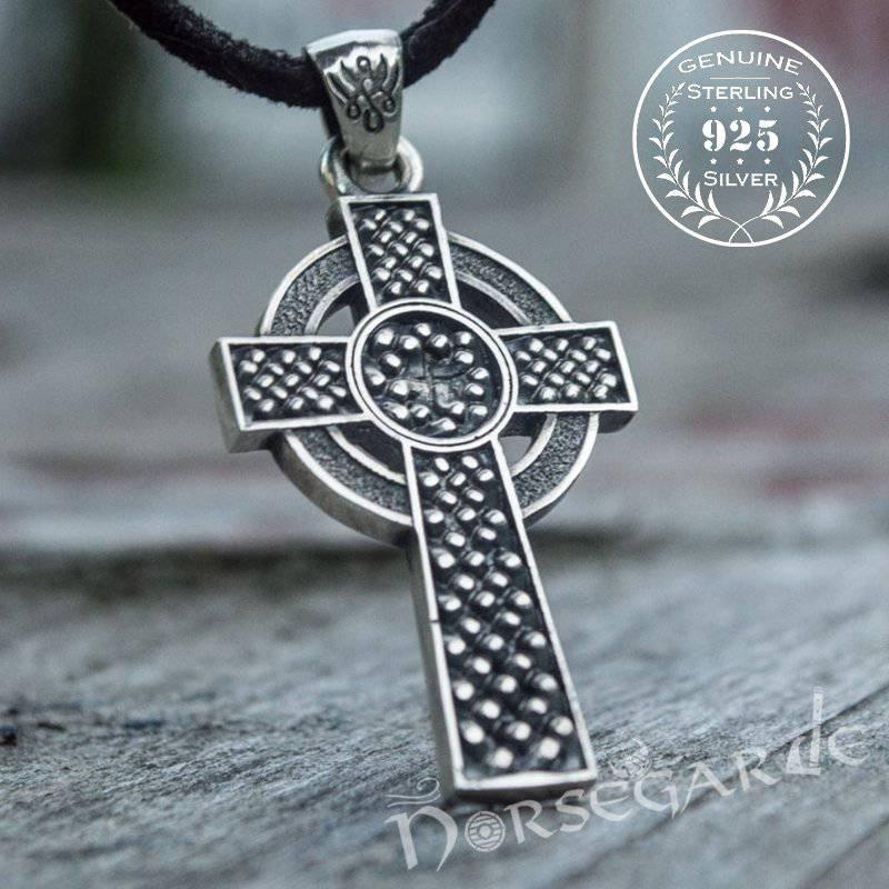 Handcrafted Traditional Celtic Cross Pendant - Sterling Silver