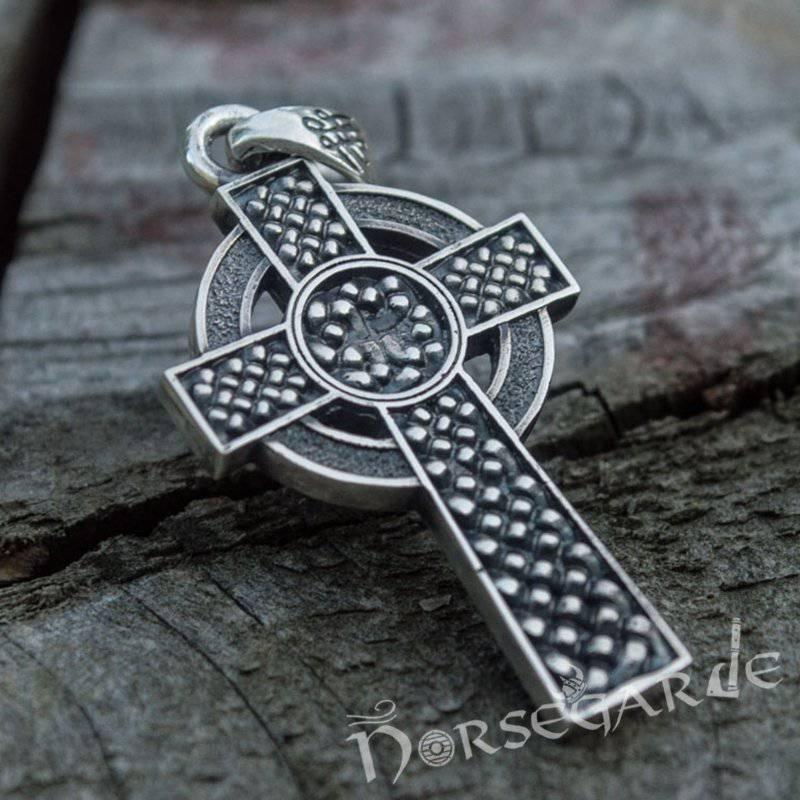Handcrafted Traditional Celtic Cross Pendant - Sterling Silver