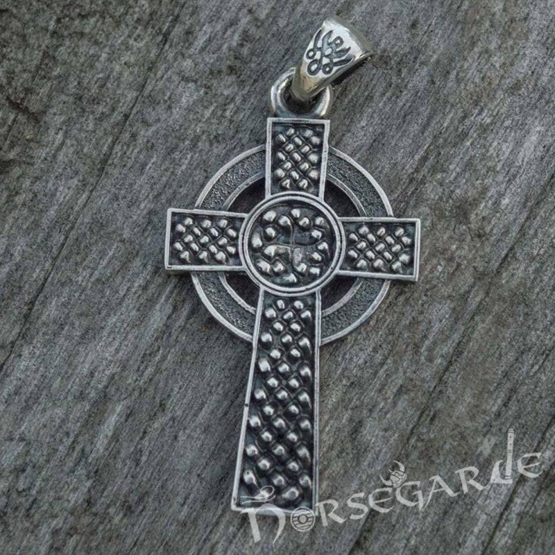 Handcrafted Traditional Celtic Cross Pendant - Sterling Silver