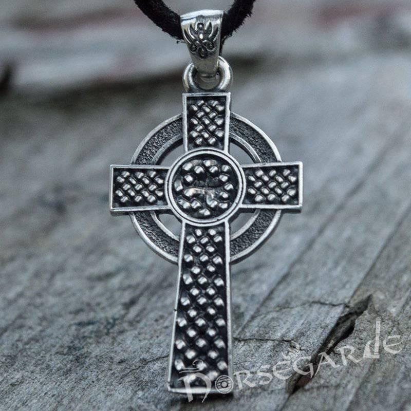 Handcrafted Traditional Celtic Cross Pendant - Sterling Silver