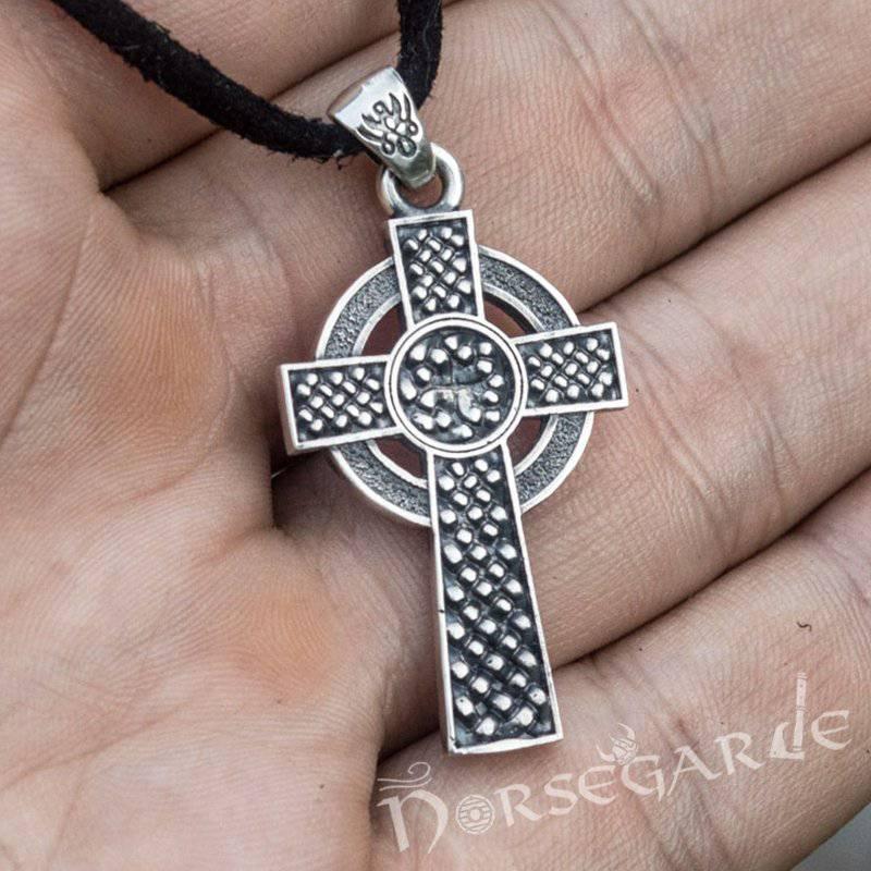 Handcrafted Traditional Celtic Cross Pendant - Sterling Silver