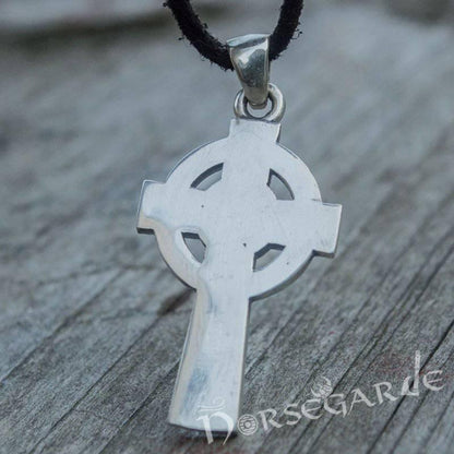 Handcrafted Traditional Celtic Cross Pendant - Sterling Silver